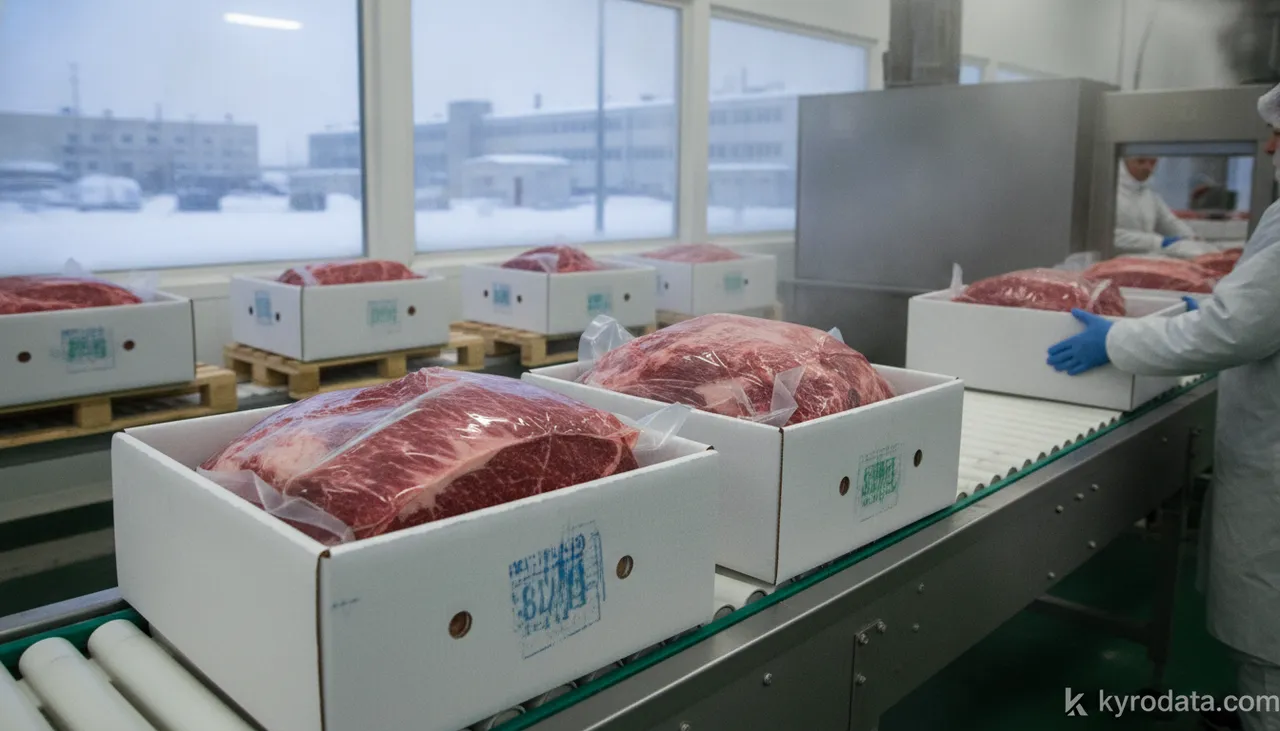 Carne bovina à Rússia opera em novo patamar desde novembro