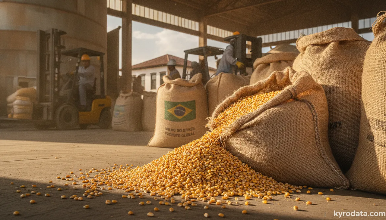 Malásia absorve 12% do milho brasileiro no acumulado