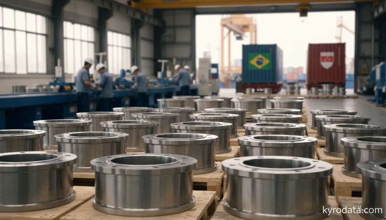 Singapura chega a US$ 80,3 mi e se torna principal destino de aço brasileiro em 2025